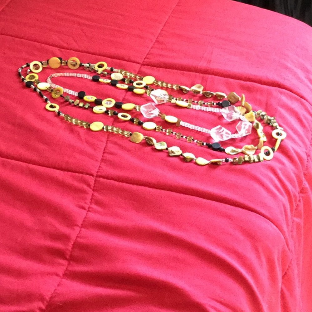 🎁 ♥️ CUSTOM MADE 3 PC NECKLACE, CAN B WORN ANYWAY